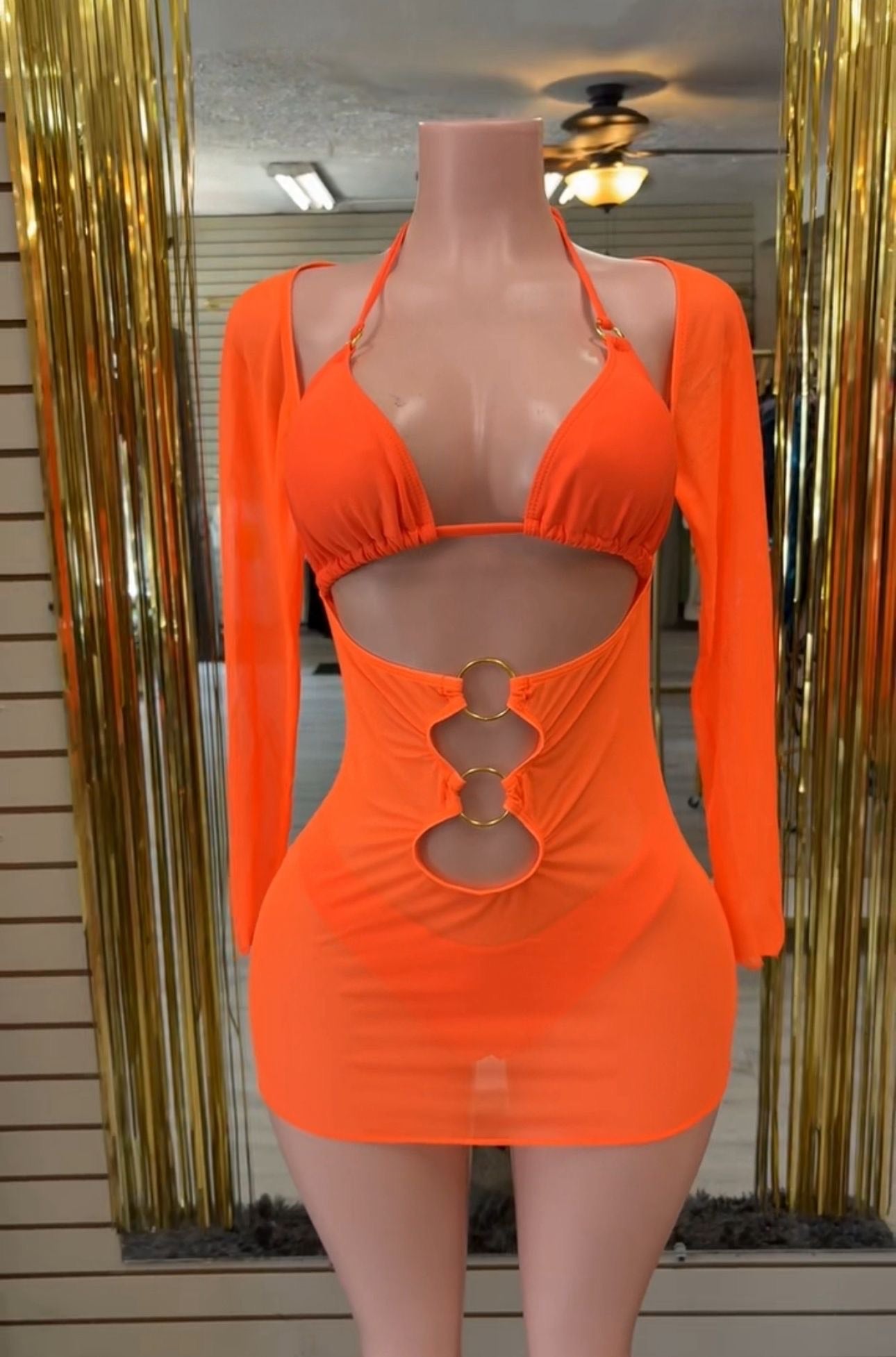 A 3 Piece Set In Orange