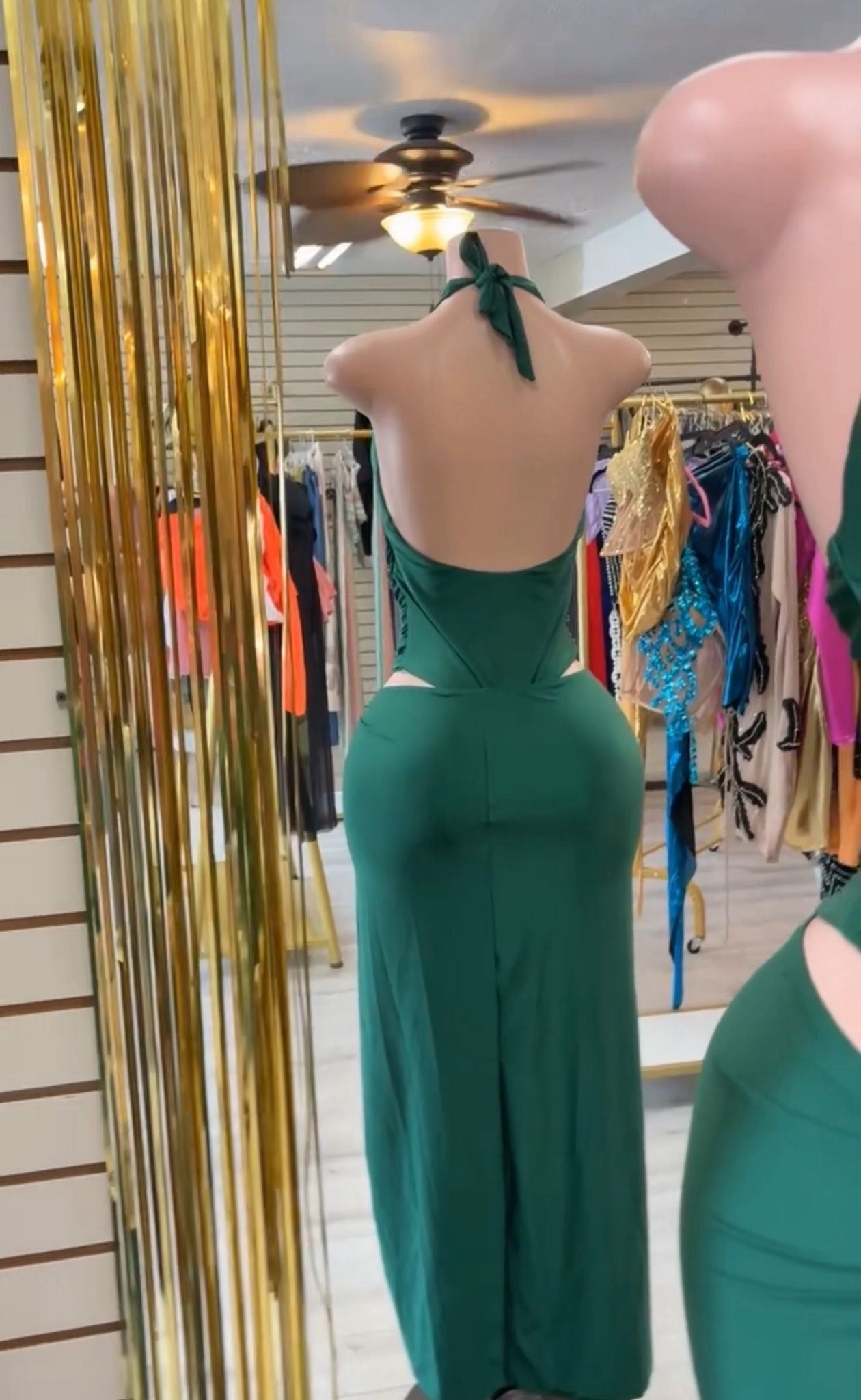 Green swimwear set