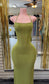 Dresse in green