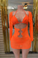 A 3 Piece Set In Orange
