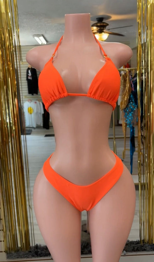 A 3 Piece Set In Orange