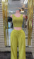 2-piece set in green